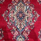340 x 245 cm Hand-Knotted Persian Kashan Wool Rug