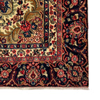 340 x 245 cm Hand-Knotted Persian Kashan Wool Rug