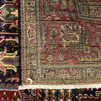 336 x 218 cm Hand-Knotted Persian Kashan Wool Rug