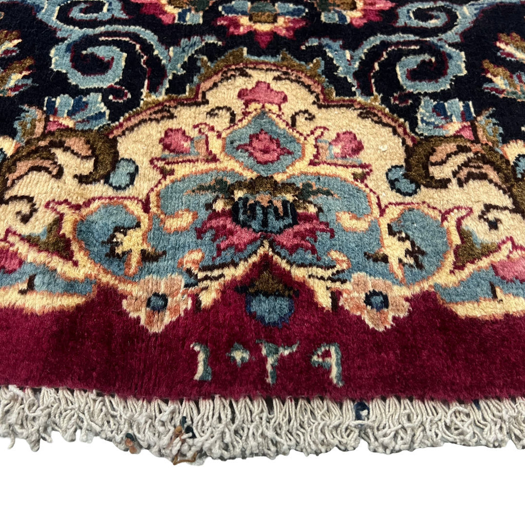 377 x 297 cm Hand-Knotted Persian Mashad Rug