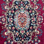 377 x 297 cm Hand-Knotted Persian Mashad Rug