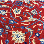 266 x 170 cm Persian Vintage Nain Red Medallion Rug