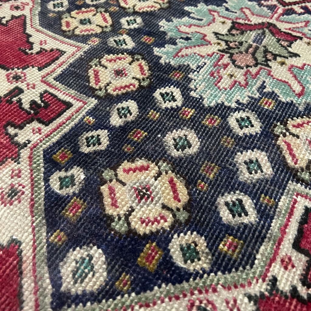 405 x 305 cm Hand-Knotted Vintage Persian Kashan Rug