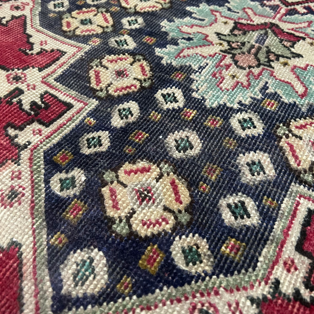 405 x 305 cm Hand-Knotted Vintage Persian Kashan Rug