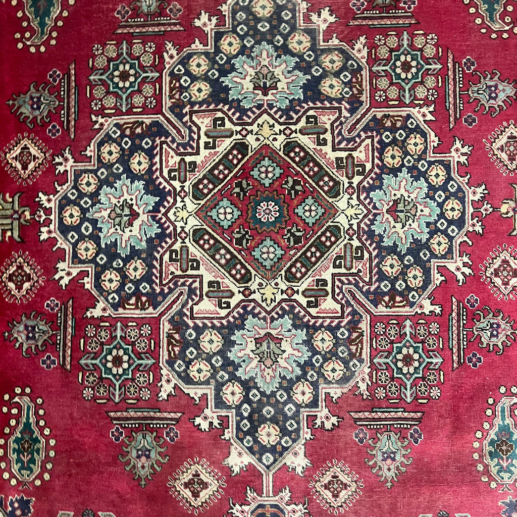 405 x 305 cm Hand-Knotted Vintage Persian Kashan Rug