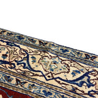 266 x 170 cm Persian Vintage Nain Red Medallion Rug