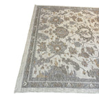 365 x 274 cm Cream & Taupe Persian-Style Machine Made Floral Rug