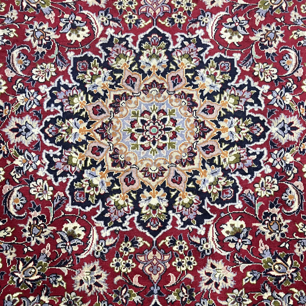 318 x 210 cm Hand-Knotted Persian Kashan Rug