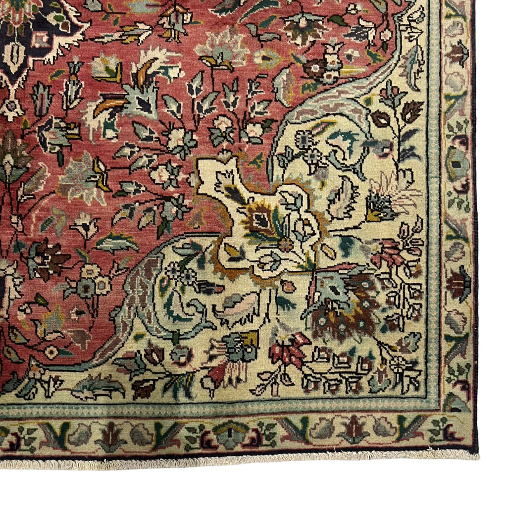 285 x 175 cm Hand-Knotted Persian Geometric Tabriz Rug