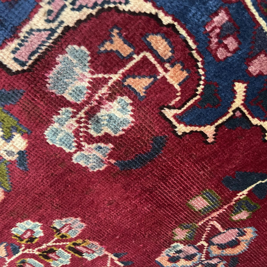 295 x 200 cm Hand-Knotted Persian Kashan Medallion Rug