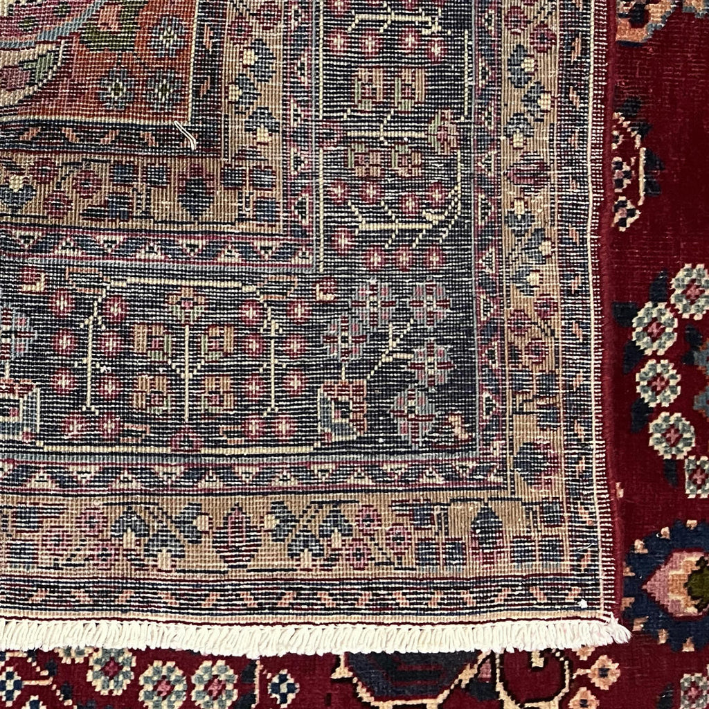 295 x 200 cm Hand-Knotted Persian Kashan Medallion Rug