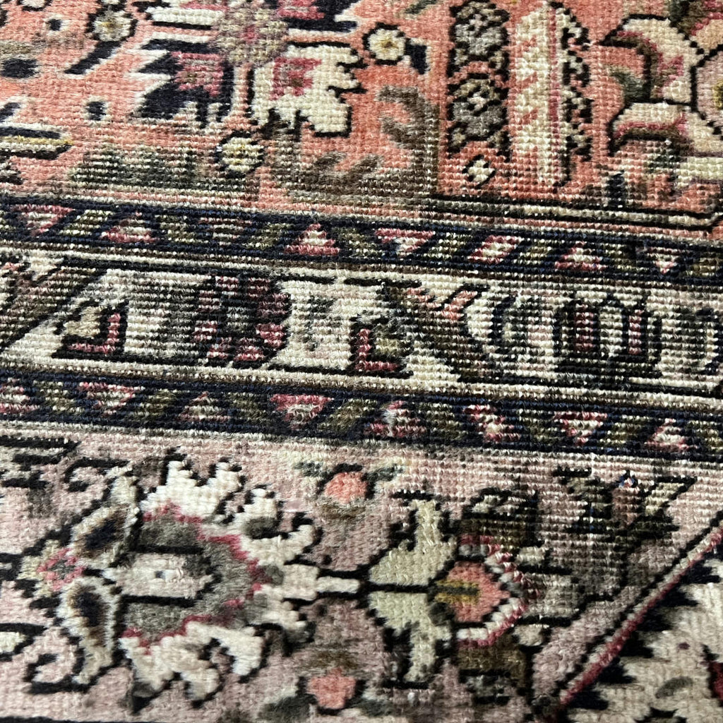 290 x 195 cm Hand-Knotted Persian Vintage Tabriz Geometric Rug