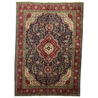 295 x 200 cm Hand-Knotted Persian Kashan Floral Rug