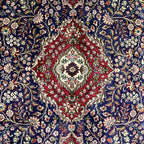 295 x 200 cm Hand-Knotted Persian Kashan Floral Rug