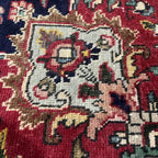 310 x 215 cm Hand-Knotted Persian Kashan Floral Medallion Rug