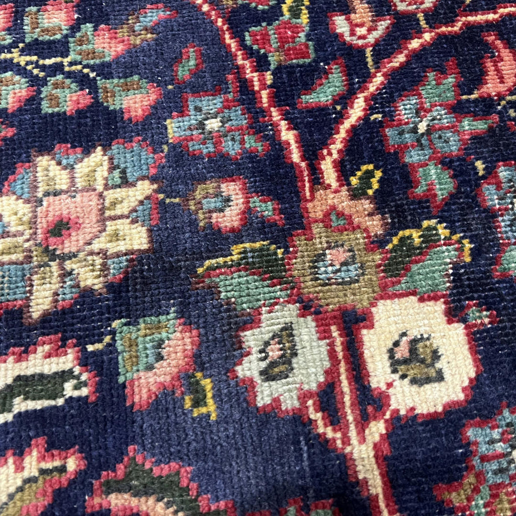 310 x 215 cm Hand-Knotted Persian Kashan Floral Medallion Rug