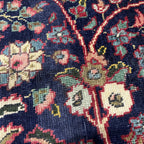 310 x 215 cm Hand-Knotted Persian Kashan Floral Medallion Rug