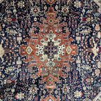 290 x 200 cm Hand-Knotted Persian Tabriz Geometric Medallion Rug