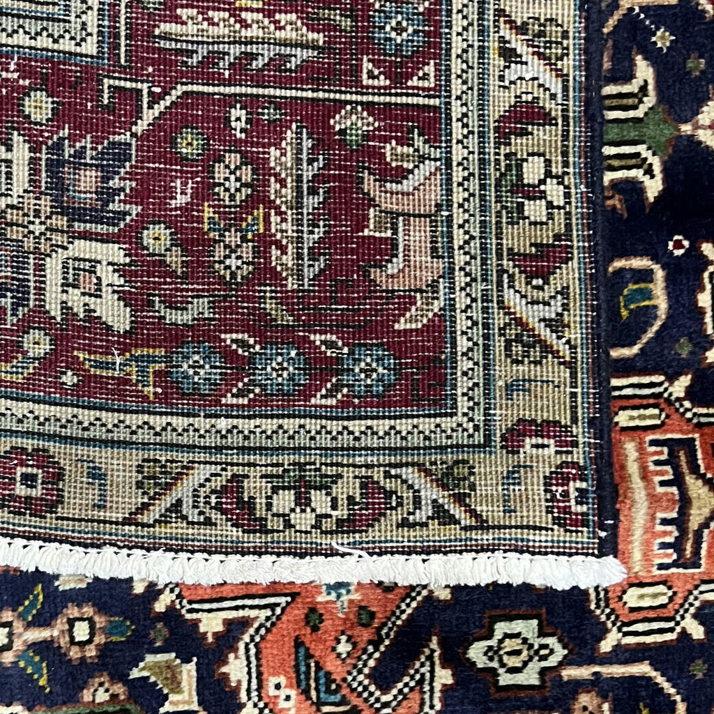 290 x 200 cm Hand-Knotted Persian Tabriz Geometric Medallion Rug