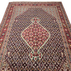 300 x 200 cm Hand-Knotted Persian Kashan Medallion Wool Rug
