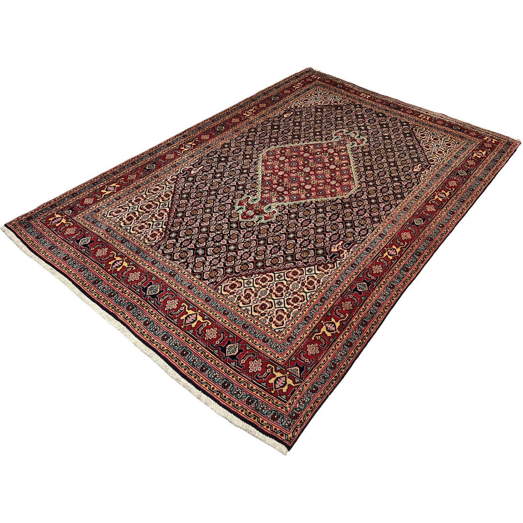 300 x 200 cm Hand-Knotted Persian Kashan Medallion Wool Rug
