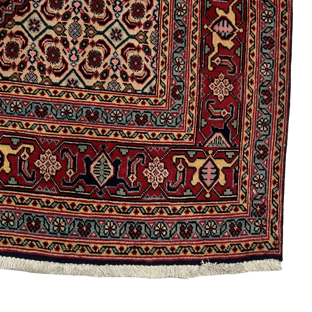 300 x 200 cm Hand-Knotted Persian Kashan Medallion Wool Rug