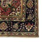 280 x 200 cm Hand-Knotted Persian Floral Kashan Wool Rug