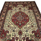 290 x 195 cm Hand-Knotted Persian Mashad Wool Rug