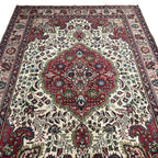 290 x 195 cm Hand-Knotted Persian Mashad Wool Rug