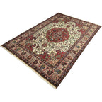 290 x 195 cm Hand-Knotted Persian Mashad Wool Rug
