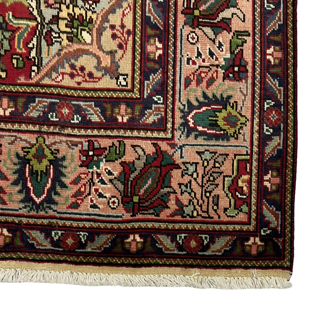 290 x 195 cm Hand-Knotted Persian Mashad Wool Rug
