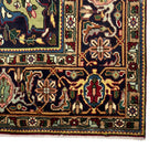 295 x 198 cm Hand-Knotted Persian Kashan Wool Rug