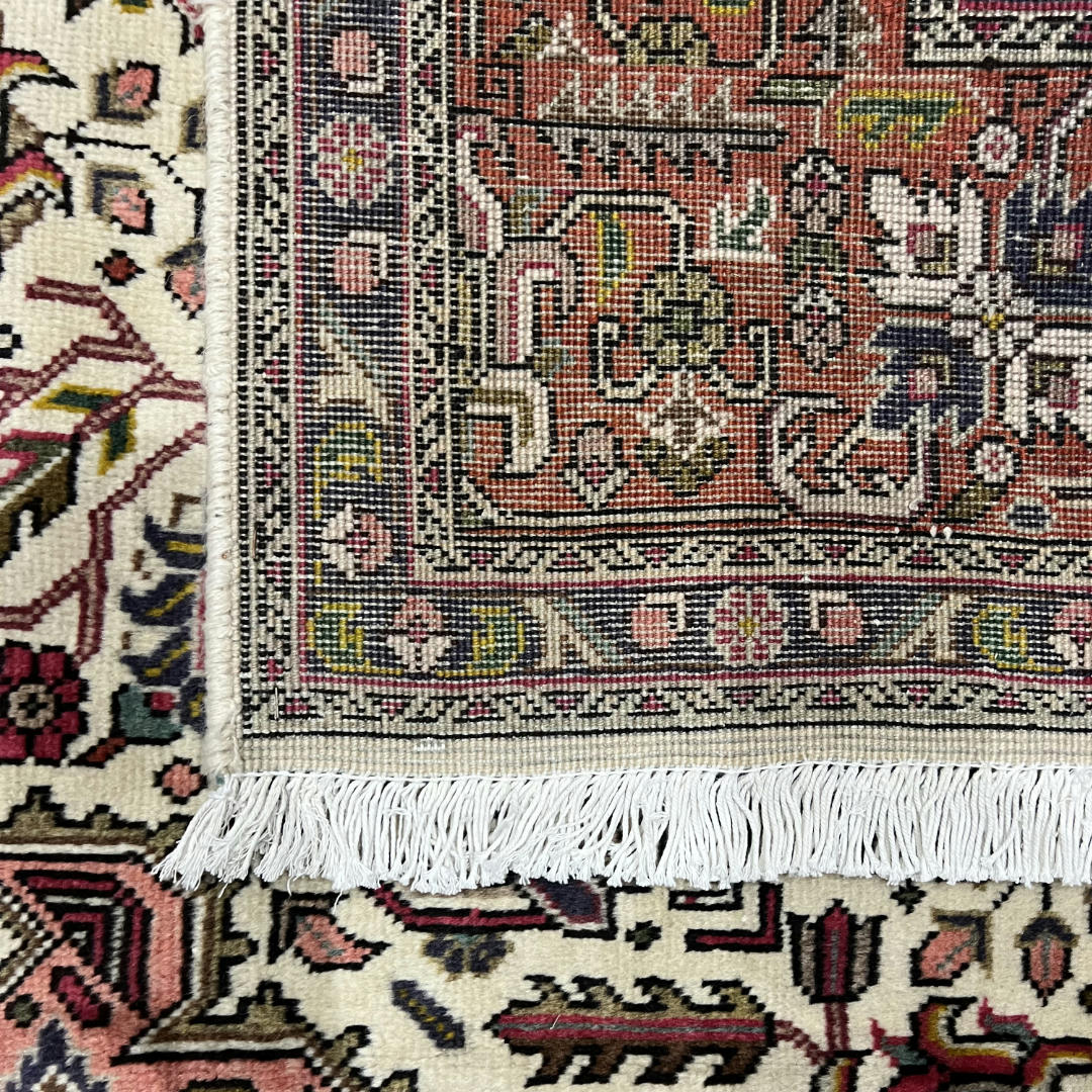 300 x 200 cm Hand-Knotted Persian Geometric Tabriz Wool Rug