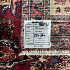 290 x 200 cm Hand-Knotted Persian Floral Mashad Wool Rug