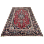 305 x 190 cm Hand-Knotted Persian Kashan Wool Rug