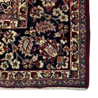 318 x 210 cm Hand-Knotted Persian Floral Mashad Wool Rug