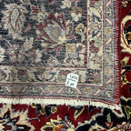 318 x 210 cm Hand-Knotted Persian Floral Mashad Wool Rug