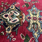 310 x 208 cm Hand-Knotted Persian Floral Mashad Wool Rug