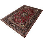 293 x 200 cm Hand-Knotted Persian Kashan Wool Rug