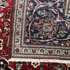 293 x 200 cm Hand-Knotted Persian Kashan Wool Rug