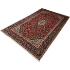 310 x 200 cm Hand-Knotted Persian Kashan Wool Rug