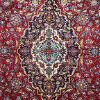 310 x 200 cm Hand-Knotted Persian Kashan Wool Rug