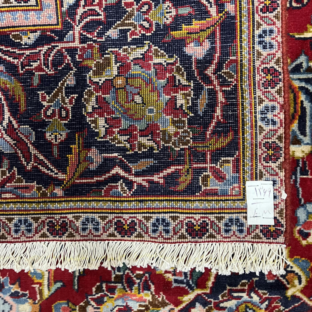 310 x 200 cm Hand-Knotted Persian Kashan Wool Rug