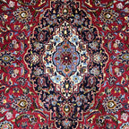 315 x 200 cm Hand-Knotted Persian Kashan Wool Rug