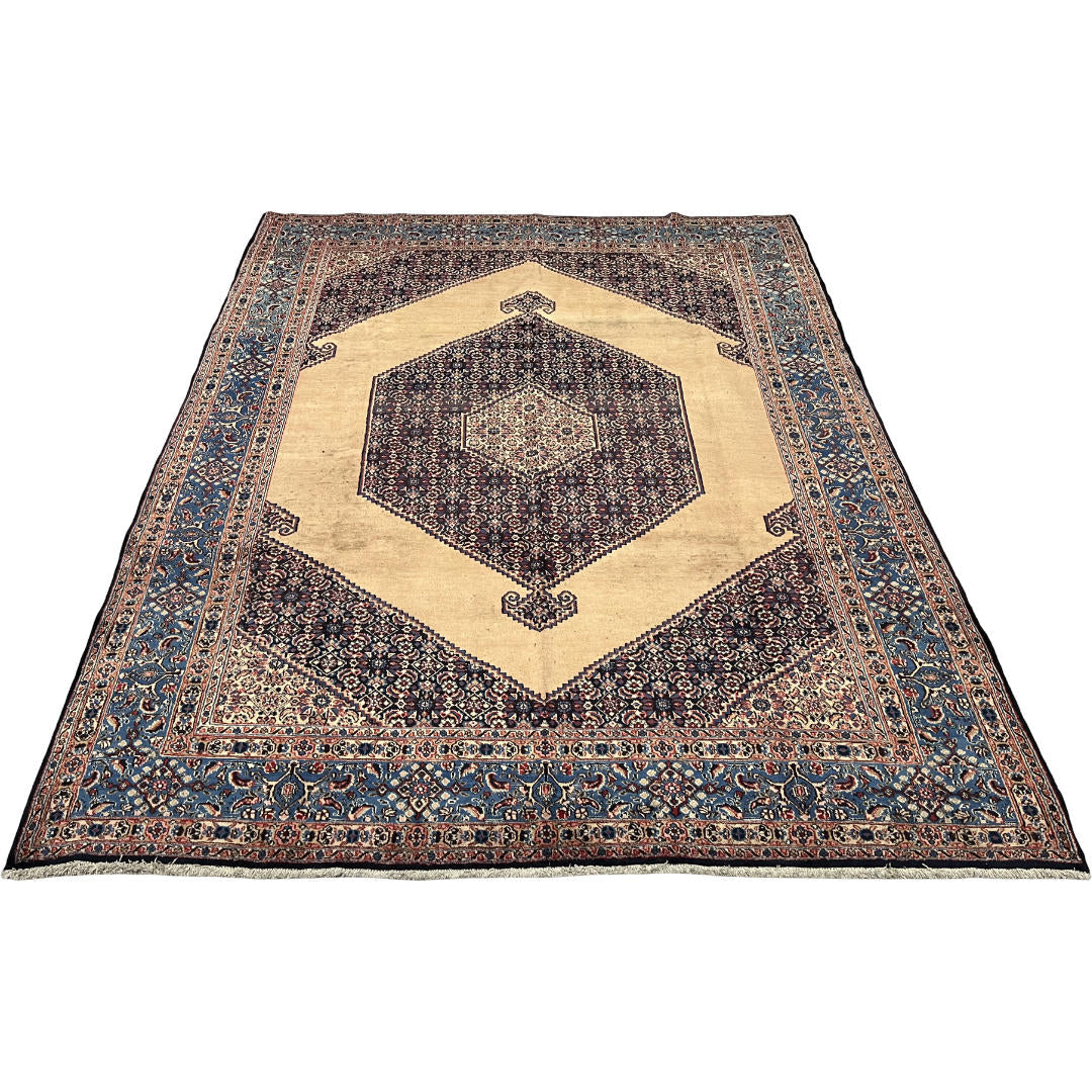 280 x 210 cm Hand-Knotted Authentic Persian Bidjar Wool Rug
