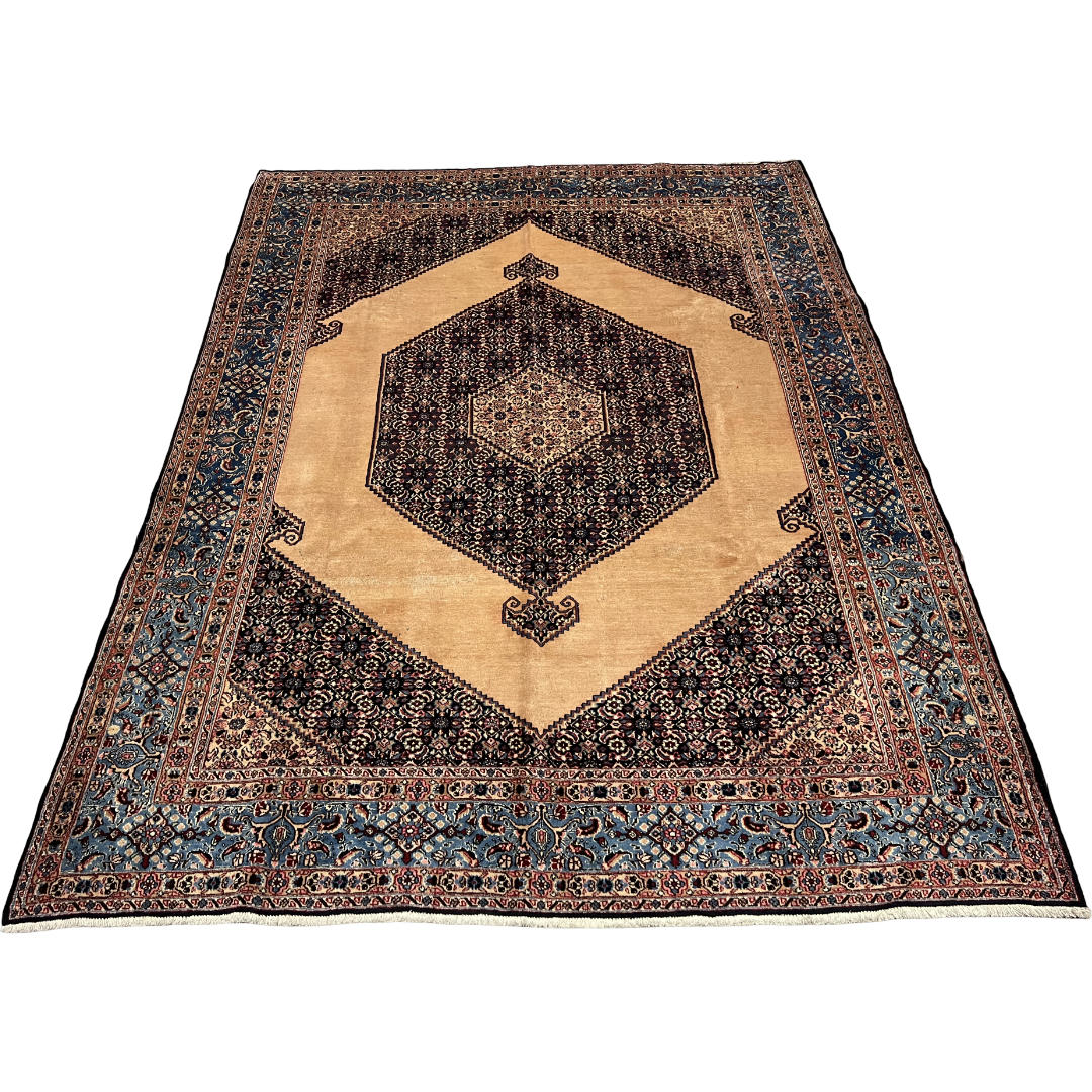 280 x 210 cm Hand-Knotted Authentic Persian Bidjar Wool Rug