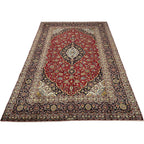 310 x 200 cm Hand-Knotted Persian Kashan Wool Rug