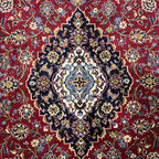 310 x 200 cm Hand-Knotted Persian Kashan Wool Rug