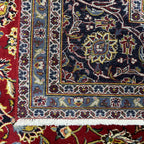 310 x 200 cm Hand-Knotted Persian Kashan Wool Rug