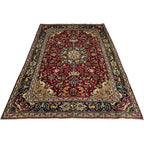 290 x 200 cm Hand-Knotted Persian Tabriz Hunting Scene Rug